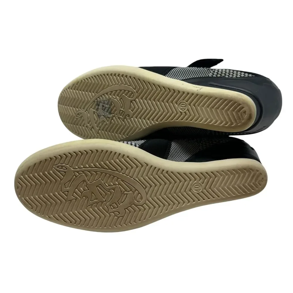 Ash Bebop Knit Wedge Sneakers High‎ Top Platform Black Gray Size 40 US 9.5 10
